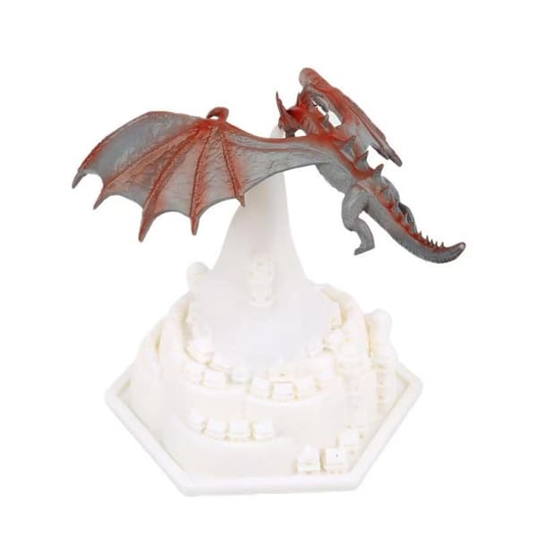 3D-trykt lille natlampe ny ilddrage Spitfire lampe Ny hjemlampe