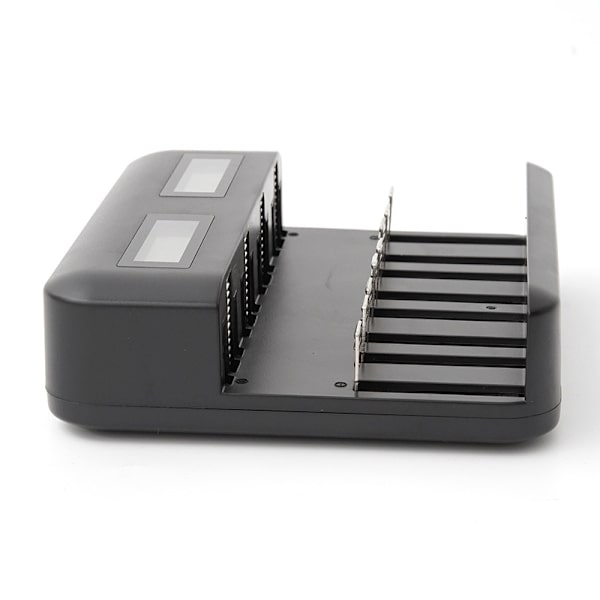 LCD Universal Batteriladdare, Universal Laddare för AA/LR6, AAA/LR3, C/R14, D/R20 Ni-MH Uppladdningsbara Batterier med Typ C Micro USB Ingång, Laddare