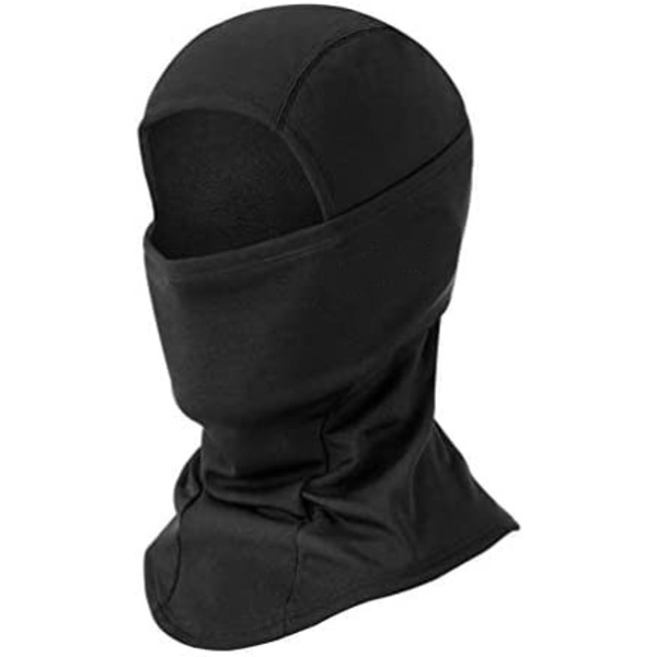 Musta, kasvobalaclava, sopii talveen, polkupyörään, moottoripyörään, hiihtoon, putkihuivi, miehille ja naisille