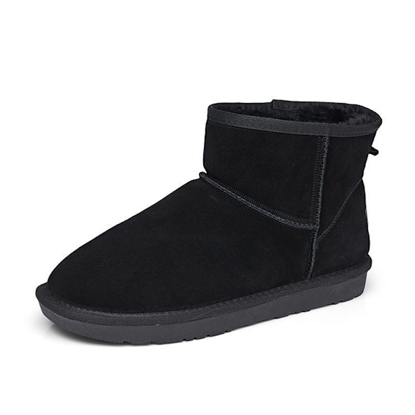 Vintervarma hårda sulor hemmaslippers, bekväma stövlar tofflor, plyschfoder 25cm