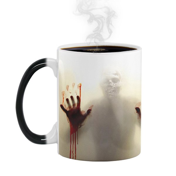 The Walking Dead Fargeskiftende Krus Keramisk Kaffe Krus Isolerte Tekopp Nyhetsgave