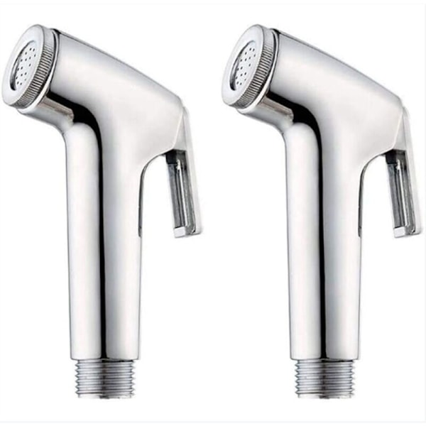 2 stycken bidéspray, toalett WC dusch i spray för toalettrengöring, husdjursbad, personlig hygien
