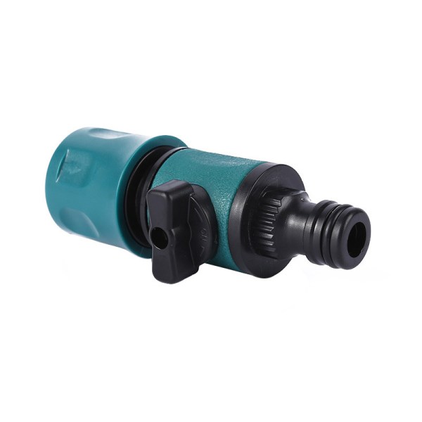 2 Hurtige Haveforbindelser 13 mm (1/2“), Vandslangeforbindelse, Hane-adapter til 1 Ventiludtag, Hurtig og Nem Tilslutning