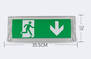 Autonom blok til sikkerhedsbelysning 3 timers belysning IP65 200Lm 6500K 27LED