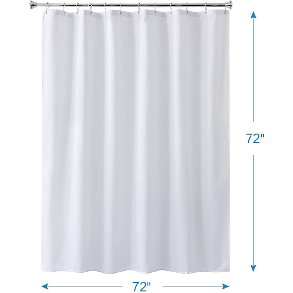 Polyester Brusekabine 183 x 198 cm Hvid