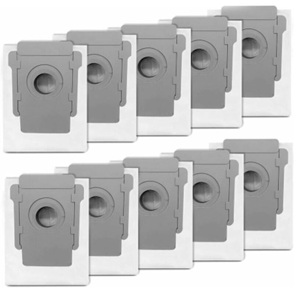 Pakke med 10 støvsugerposer kompatible med Irobot Roomba I & S-serien - Til I17 I7 + I7Plus (7550) I3 + (3550) I4 + (4552) I6 + (6550) I8 + (8550) S9