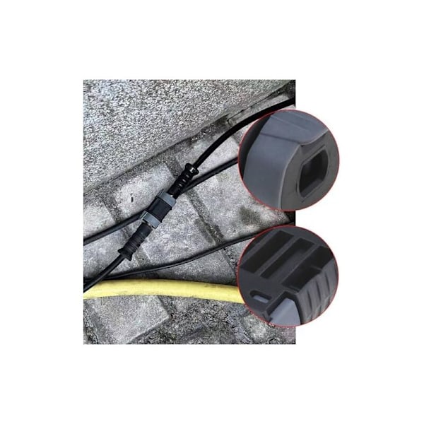 (58 × 32 × 20) Skjøteplugger Høytrykksspylerslange kompatibel med Karcher K1/ K2/ K3/ K4/ K5/ K7/ K7 adapter for høytrykksspylerslange