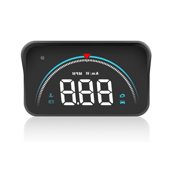 Head Up Display för bilar, HUD, kan monteras på vindrutan, GPS-hastighetsmätare, hastighetsmätare, lämplig för alla bilar