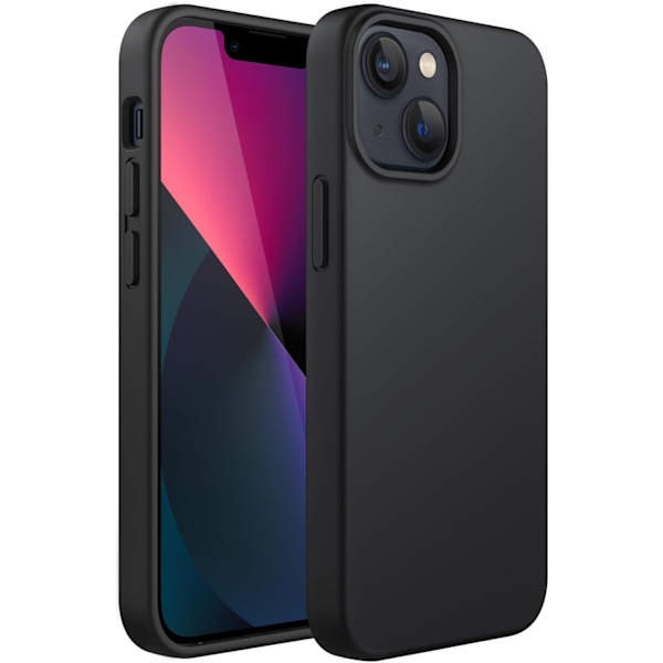iPhone 13 Silikonskyddsfodral, (Svart)