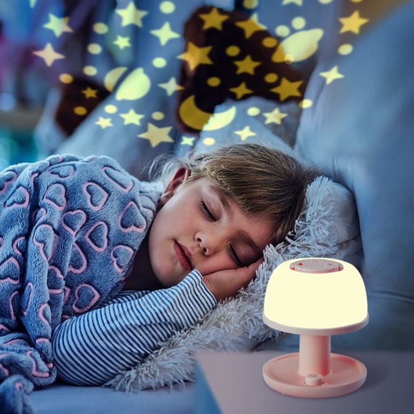 LED-sengelampe stjerneprojektor, bærbar 2500mAh batteri soveværelse natlys
