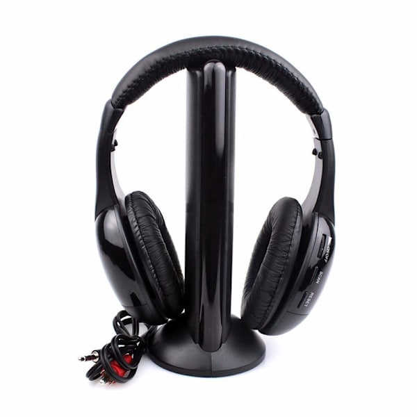 Pääpanta Tietokone TV Hi-Fi Bass 5-in-1 Langaton Kuuloke Mikrofonilla