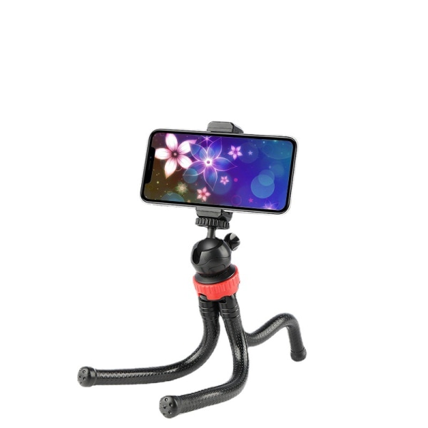 Smarttelefonstativ, 360° roterbart fleksibelt minikamerastativ med selfiestangstativ for telefoner, kamera  Gopro, ideelt for videoopptak