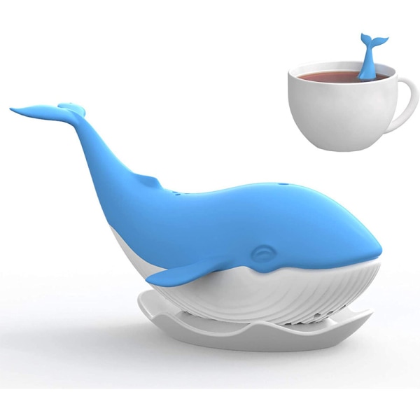 1 x Animal Silicone Tea Infuser, Silicone Edible Tea Infuser, Whale Tea Strainer, Funny Tea Strainer, Stirring Tea Infuser