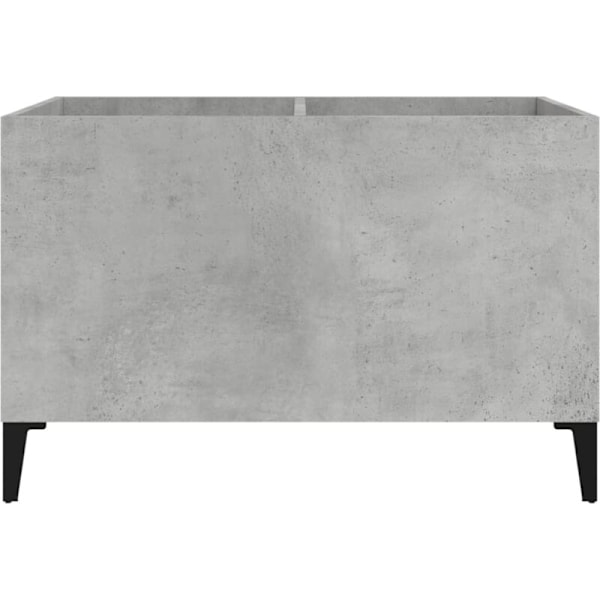 Betongråt diskkabinet 74,5x38x48 cm konstrueret træ