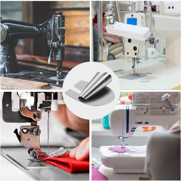 4 Ompelukoneen Couture-tarviketta, paininjalka rullattu helma, paine kotikäyttöön, sopii monenlaisiin koneisiin, tarvikkeet settiin