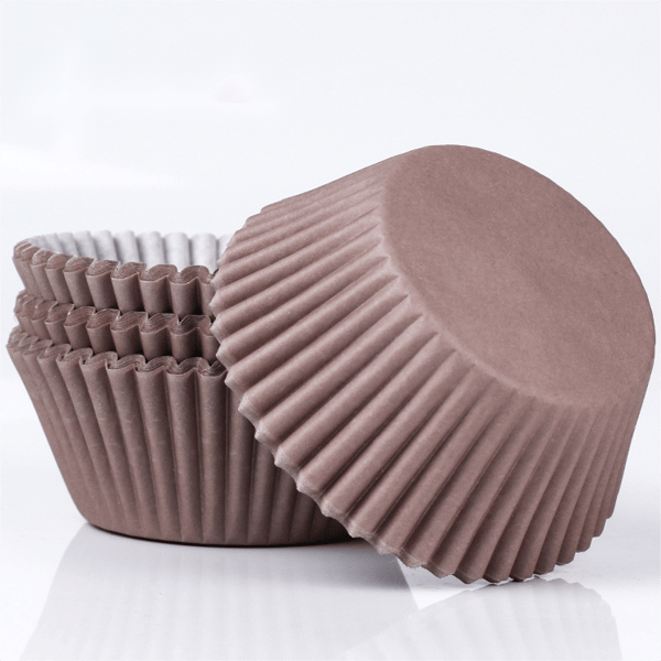 Bakformar, 1 set med 100 st cupcake-formar (slumpmässig färg)