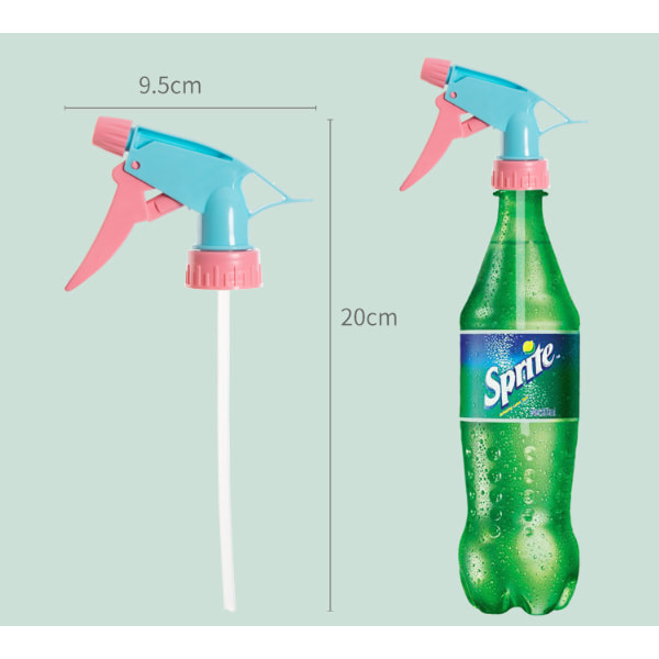 4 st hemträdgård plast växt sprayflaska hår växt personlig vård påfyllningsbar spruta med dimma ström läge universellt munstycke