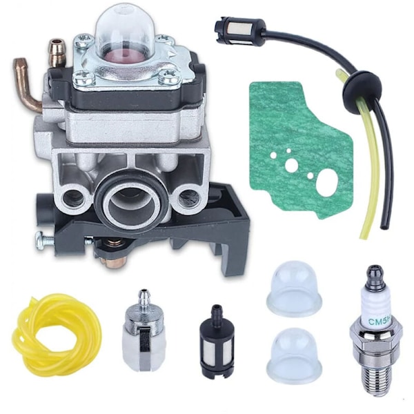 Kaasutinsarja Honda GX25 GX35 FG110 HHT35 HHT25 -moottorille, Kaasutin + Tiiviste + Suodatin + Polttoaineletku + Ilmansuodatin + Sytytystulppa + Polttoainepumppu 9 in 1