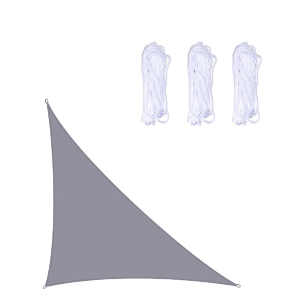 3x3x4,3m Triangulär Shade Segel Vattentät och UV-beständig Suitab