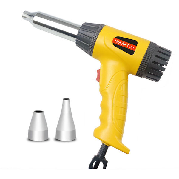 Varmepistol Varmeluftpistol Justerbar Temperatur Svejseapparat 750W Automatisk Plast Rørsvejsning Reparationsværktøj, Flerfarvet