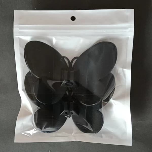 2 stk. Kabeloprulning, Selvklæbende, Nem at Installere, Butterfly Robust Kabelarrangør