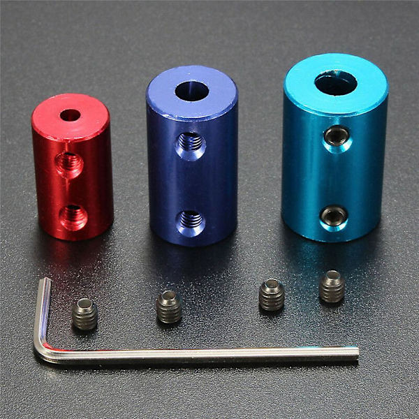 2/3/4/5/6/7/8mm Färg Rigid Axelkoppling för Rc Båt Bil (5mm-5mm)