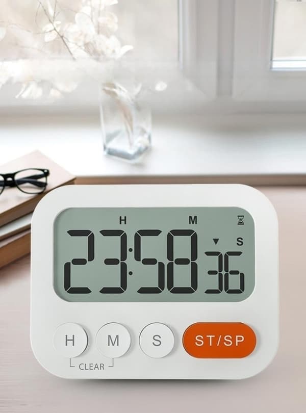 Kök Timer, Kök Timer, Digital Stoppur och Nedräkningstimer med Anpassat Läge, Möte, Ljudlös