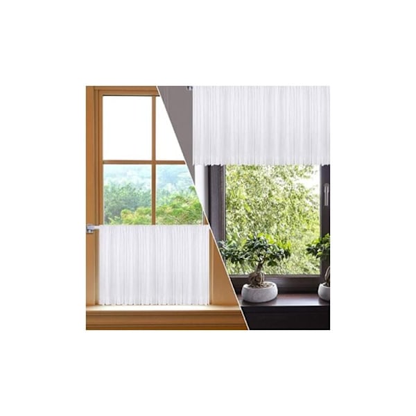 Utdragbara gardinstänger utan borrning för PVC-fönster, självhäftande gardinstång (4 st - 40-60 cm)