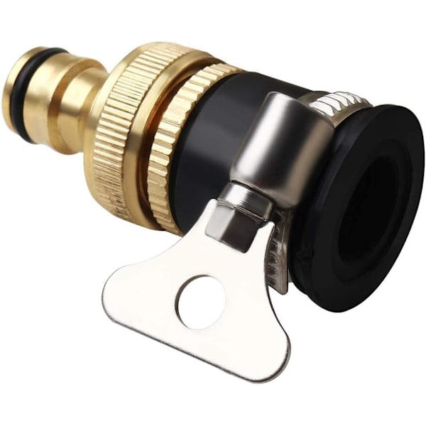 Rund haneforbindelse, 1/2'' til 3/4'' diameter messing slangeforbindelser universel havehaneforbindelse