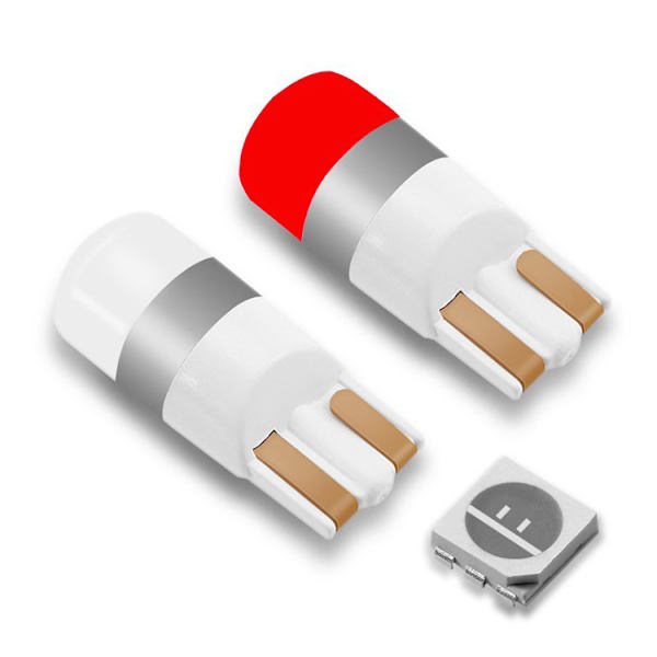 T10 W5w LED-pære til bil, positionslys, forlygte, hvid