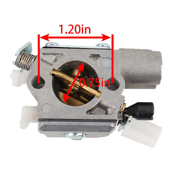 Kaasutin STIHL MS231 MS251 C1Q-S295 C1Q-S296 C1Q-S233 11431200617