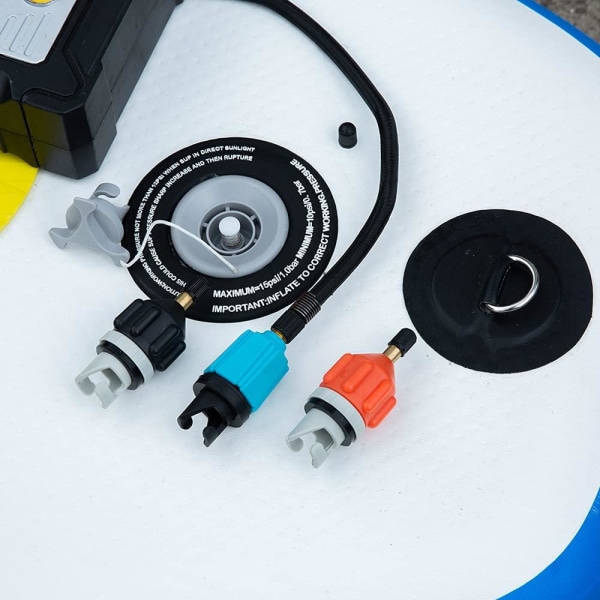 Uppblåsbar båt Sup pumpadapter Standard Schrader Konventionell luftpump Luftventil adapter Ekrarplatta Fäste