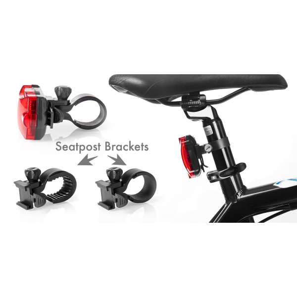 5W mountainbike strålkastare cykelficklampa Uppladdningsbar zoom st