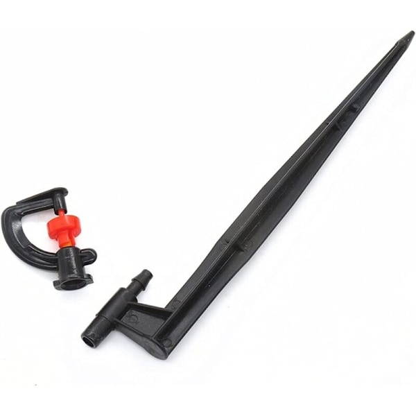 Vandingsspreder, 20 dele, mikro-vanding ved 180 grader af type G, til vanding af have drivhus med vandingsslange 4/7 (20cm)