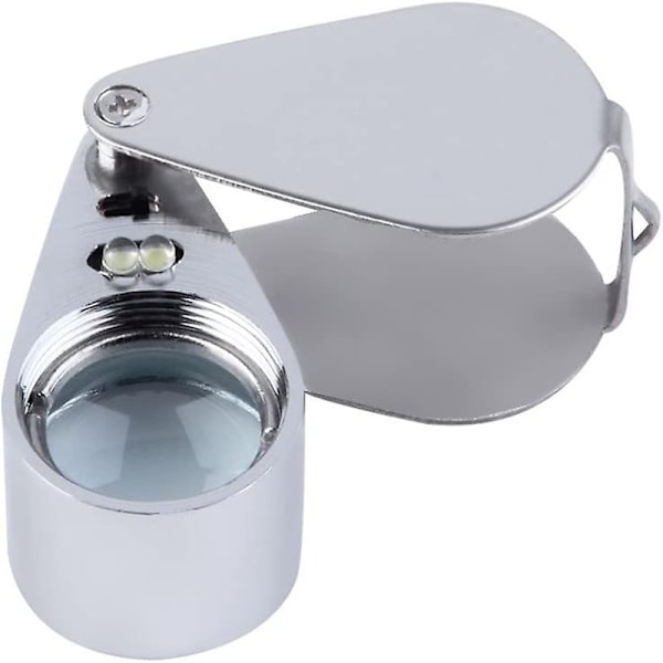 Juvelerare Lupp, 30x Belysande Förstoringsglas Läsförstoringsglas 21mm