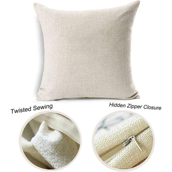 4 kpl tyynynpäällisiä, musta tyynynpäällinen, valkoinen tyynynpäällinen, sohvatyyny, pellavatyyny, koristetyyny, makuuhuoneen sohvan tuolin sängyn ulkokoristeluun