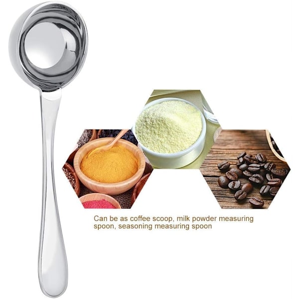 25 ml kaffemåleske, rustfrit stål måleske til