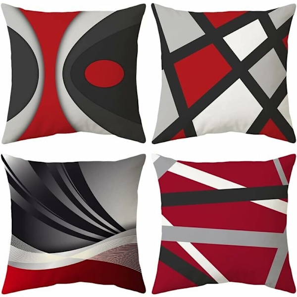 Örngott 45x45 cm, Dekorativa Kuddar Modern Soffa Magnifika Överdrag Kuddar Bilkuddar Hem Soffskydd (Modern Konst, Sammet)