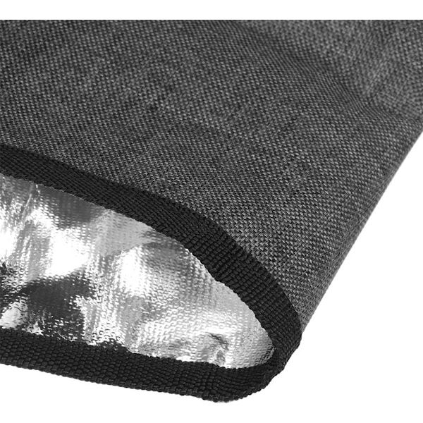 (Svart) - 38,7 x 38 cm, lokk til matprosessor, rund støvtett trykkokerbeskyttende pose med lomme og håndtak for frityrkoker/riskoker