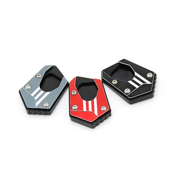 Side Kick Stand og Pad Modificeret Pedal Passer til Honda CBR650R CB650R CB650F (Sølv)