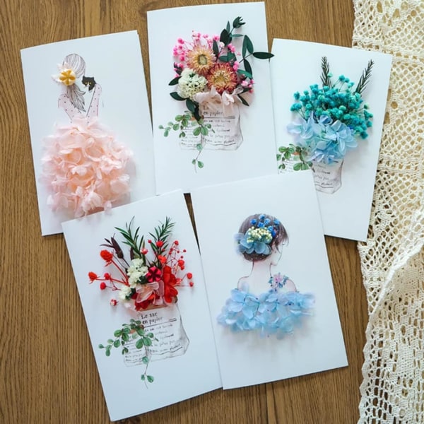 Naturliga torkade präglade torkade blommor konserverade blommor harts DIY smycken ljus nagelhantverk scrapbooking blomdekoration