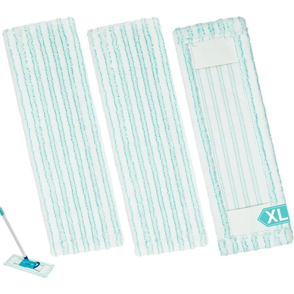 Vaihtomoppipäät, Mikrokuitumoppityynyt Profi XL Micro Duo 50 CM -luudille, Moppitäyttöpäät, Liina, 3 kpl