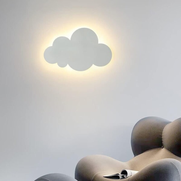 Vegglampe - Innendørs - Moderne - Akryl lampeskjerm med integrerte LED-lamper - For barnerom - Belysning - 6W Hvit - RWBedroom vegglampe