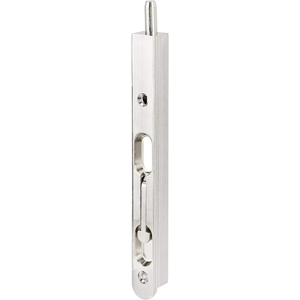 Kommerciel AC-DH113-SN indfældet bolt, 8 tommer, satin nikkel