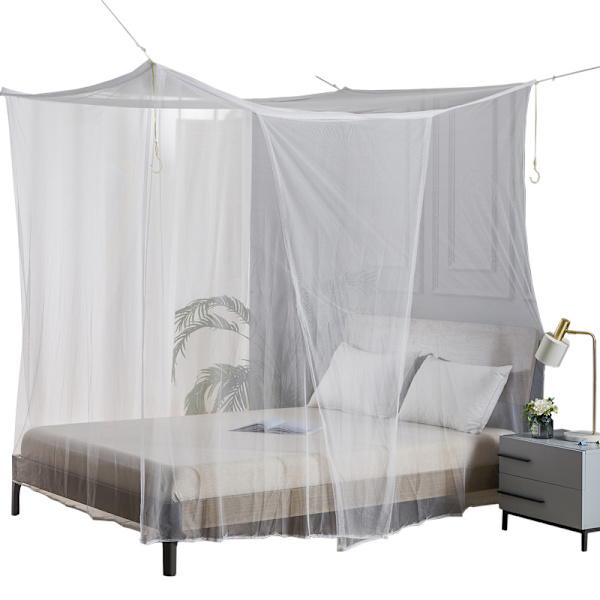 Enkel säng myggnät, vit, L200 X B150 X H190 cm
