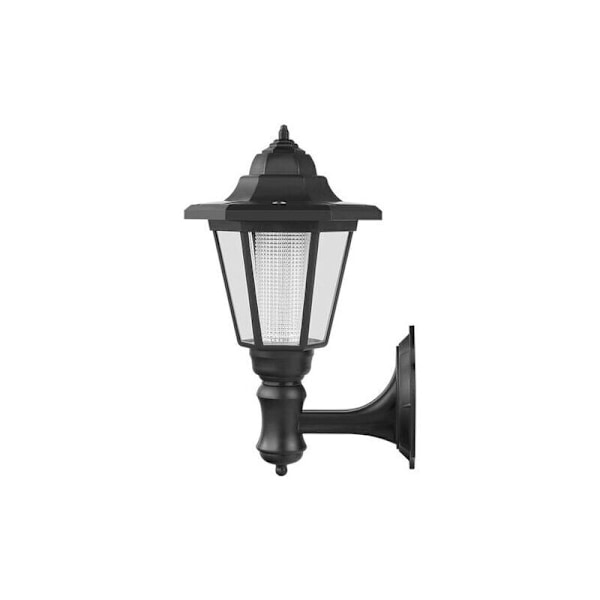 Aurinkolamppu ulkokäyttöön, vedenpitävä, aurinko-LED-kohdevalaisin, seinälamppu IP44 28 x 18 cm puutarha-aitoihin, seiniin, pihaan, lämmin valo