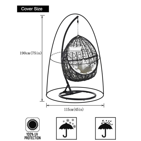 Hanging Chair Cover, Hanging Chair Cover, Hanging Chair Protective