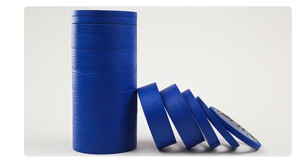 Malertape til maling Blå Dekorationsbånd Malertape 3D Printer Tape til indendørs kunstner 11 ruller 25mm