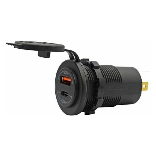 Hurtig opladning 4.0 PD QC 3.0 USB biloplader USB STROPPER FACH MANAGER til bil, båd, lastbil