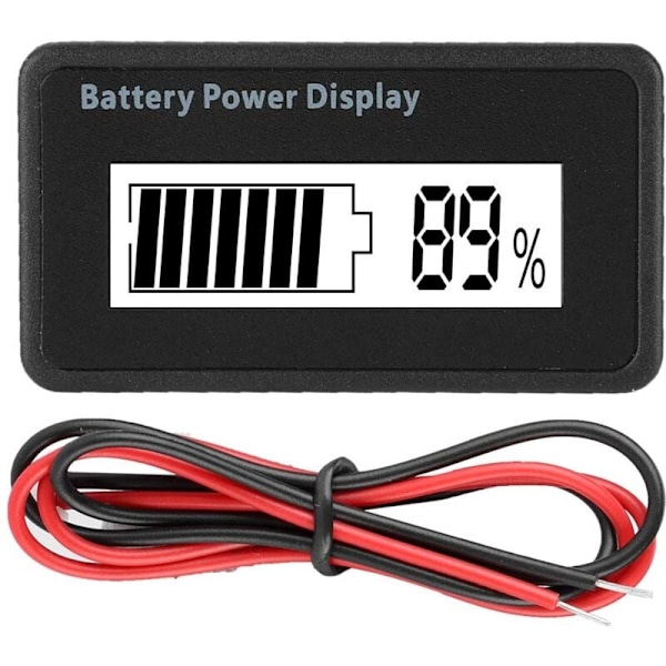 LCD Strömdisplay Strömmodul LCD Litium Litiumbatterinivå.